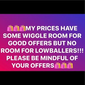 MY ITEMS ARE PRICED VERY REASONABLY SO NO LOWBALLS